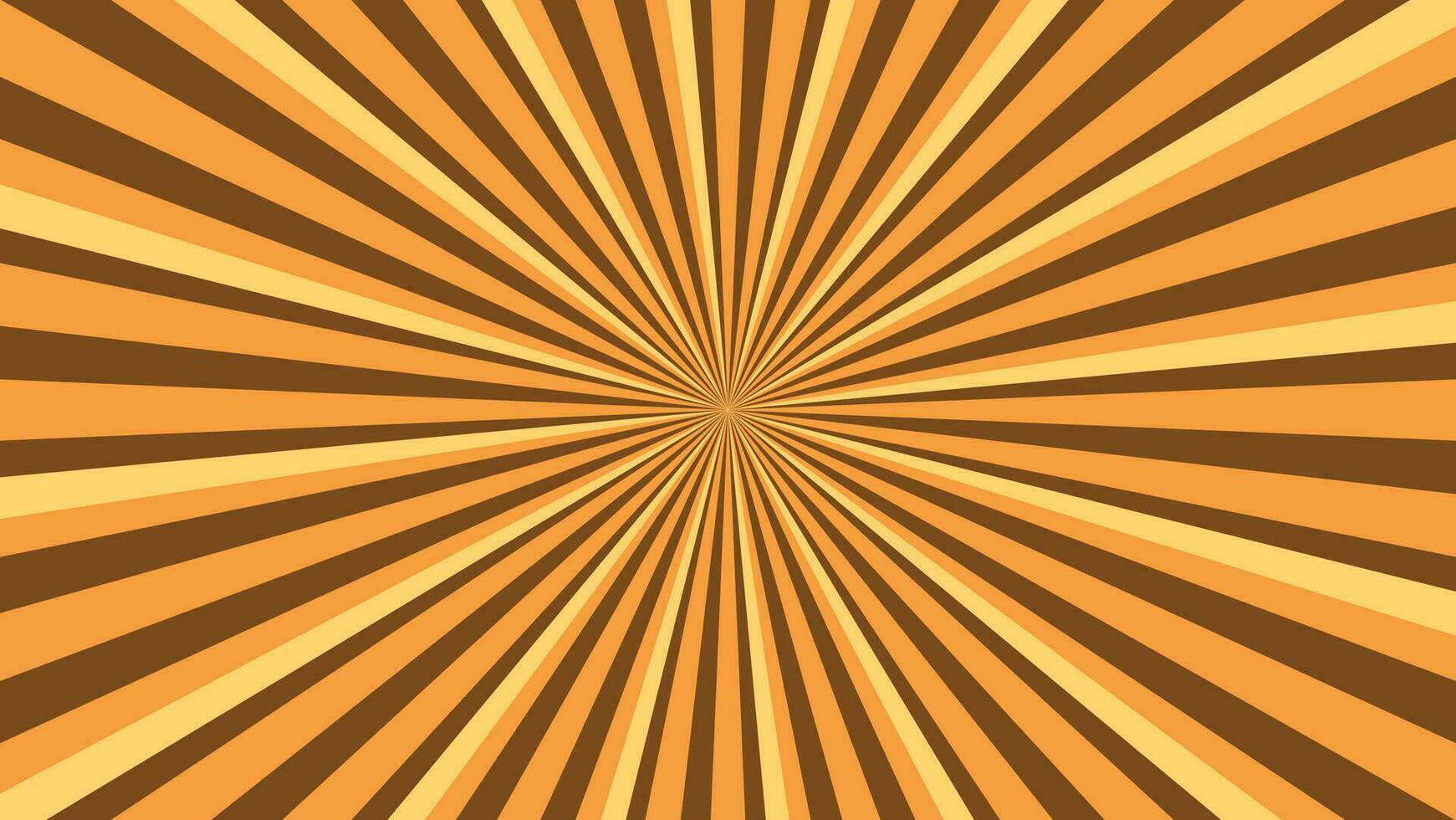 abstract yellow and brown sunburst pattern background for modern graphic design element. shining ray cartoon with colorful for website banner wallpaper and poster card decoration vector