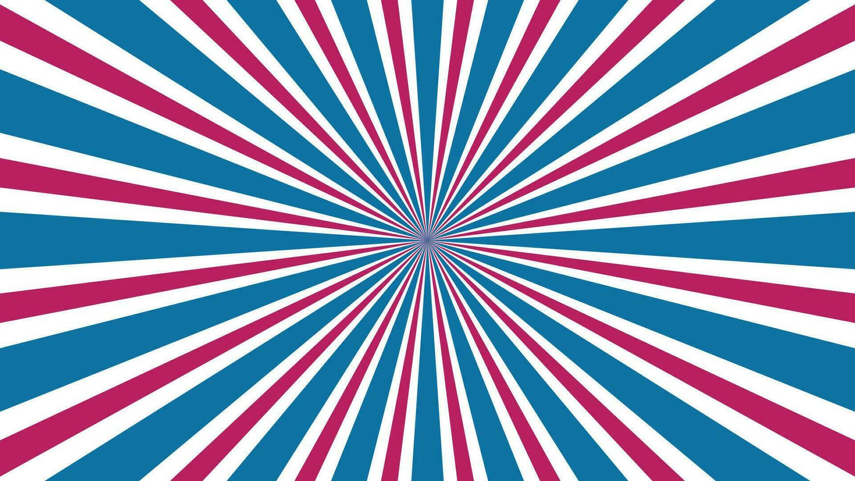 abstract red and blue sunburst pattern background for modern graphic design element. shining ray cartoon with colorful for website banner wallpaper and poster card decoration vector