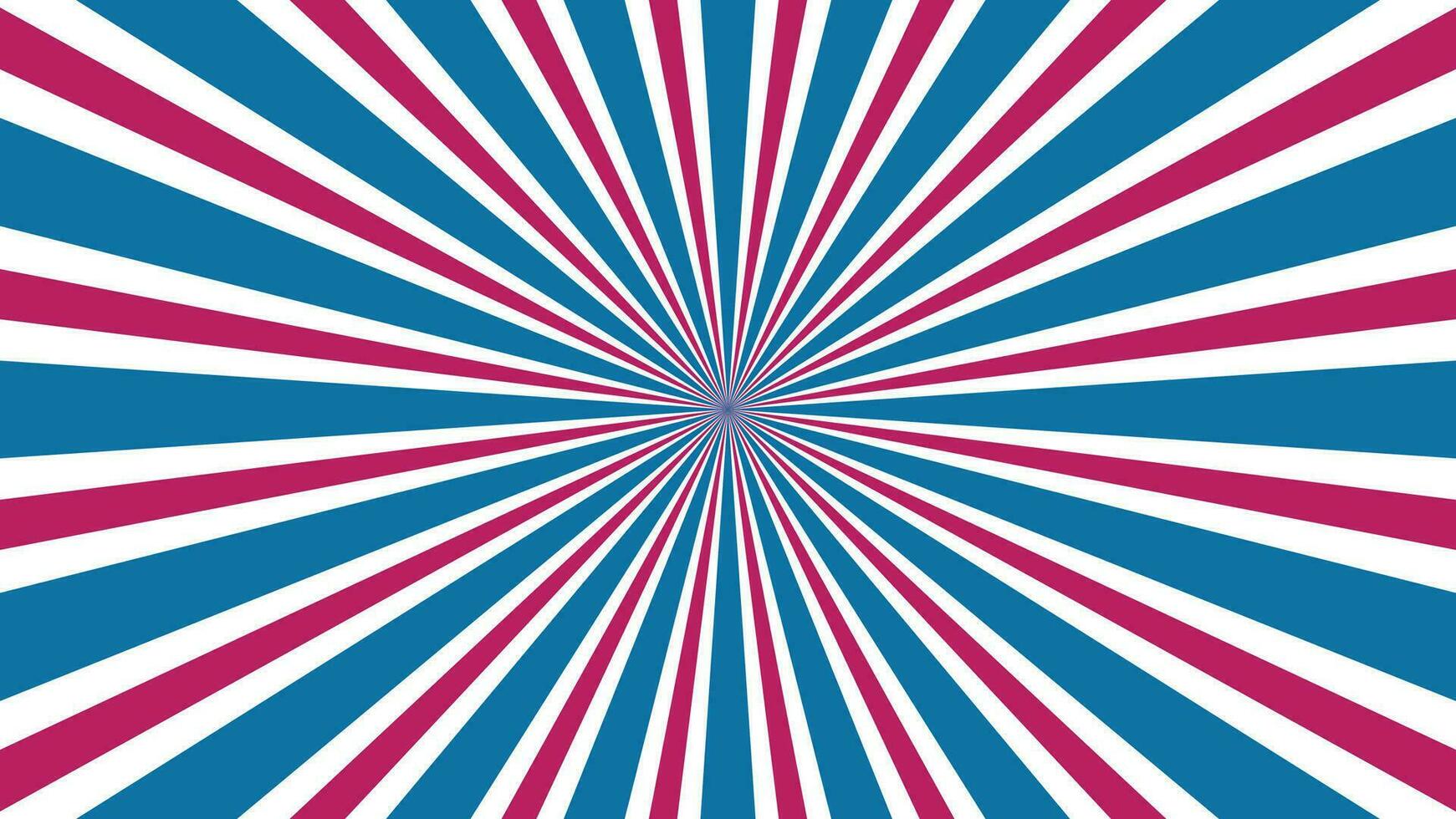 abstract red and blue sunburst pattern background for modern graphic design element. shining ray cartoon with colorful for website banner wallpaper and poster card decoration vector