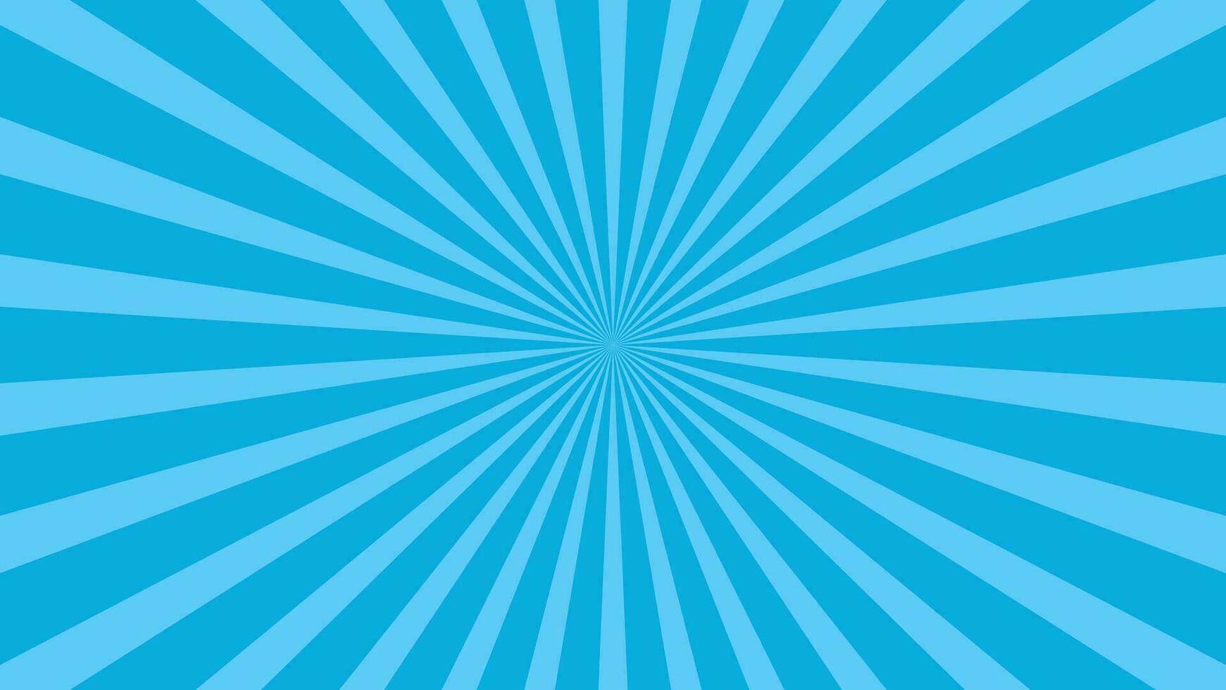 abstract blue sunburst pattern background for modern graphic design element. shining ray cartoon with colorful for website banner wallpaper and poster card decoration vector