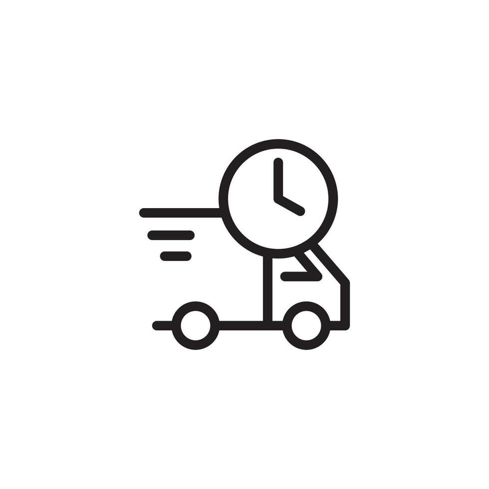 delivery of online shopping orders icon vector
