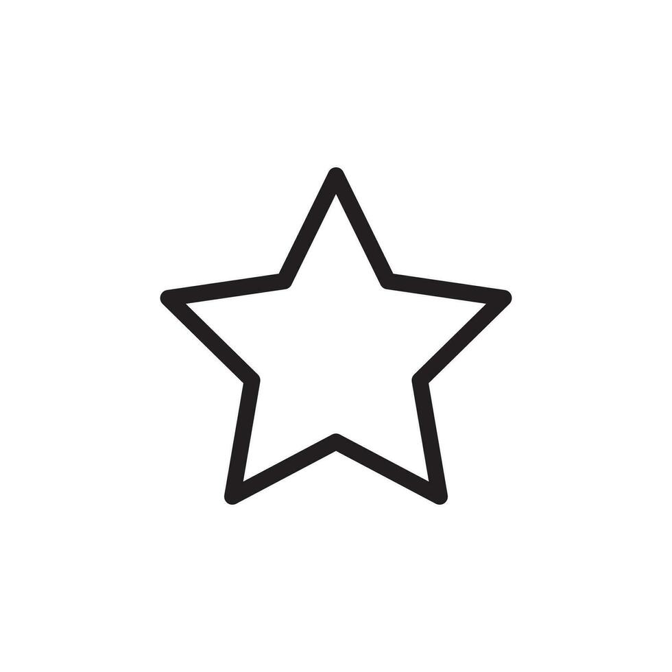 star rating icon vector