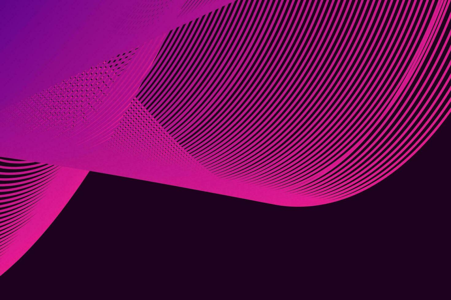 wave background line with color pik and purple. vector