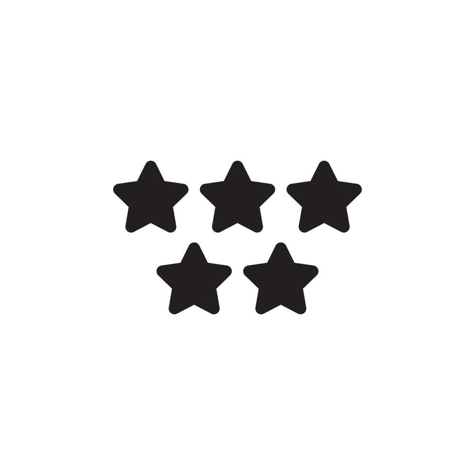 star rating icon vector