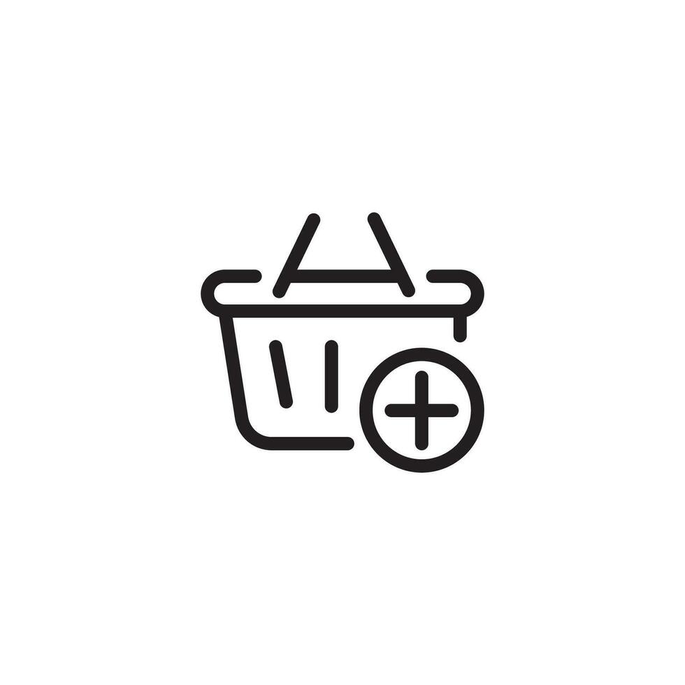 shopping cart icon vector