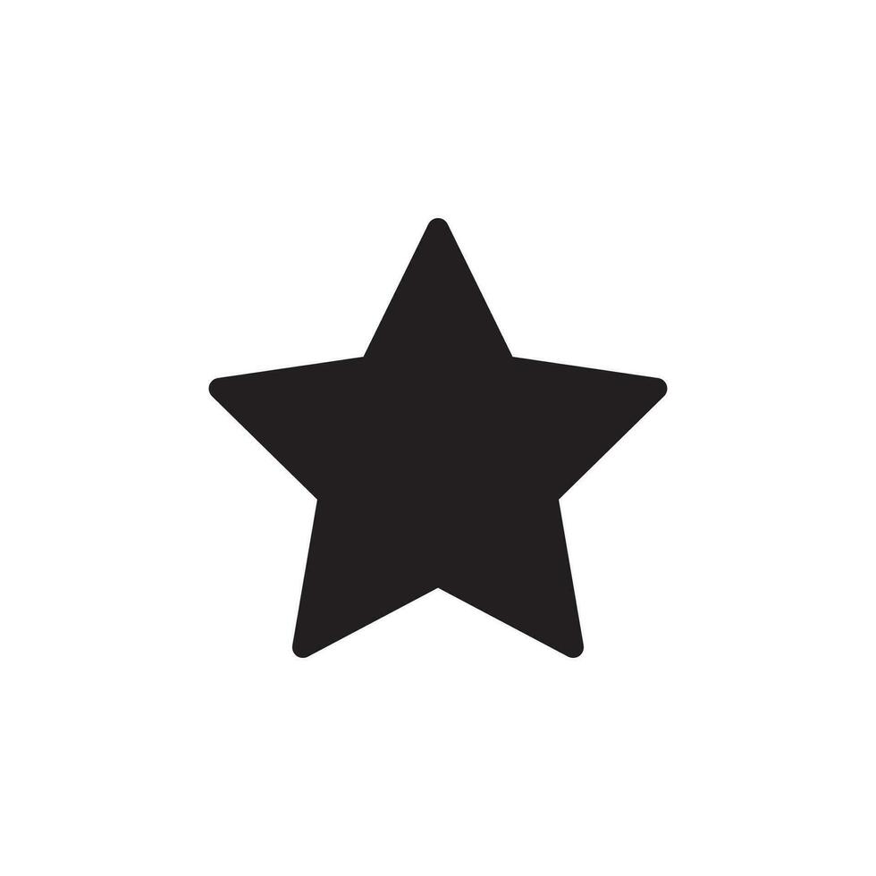 estrella clasificación icono vector
