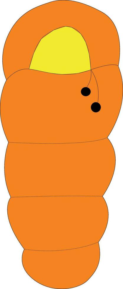 sleeping bag illustration design vector