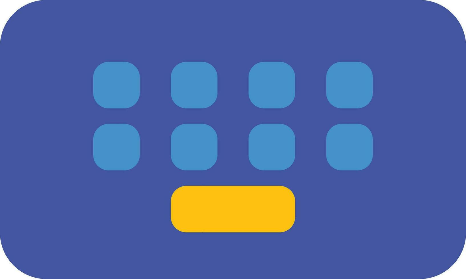 app desktop keyboard vector