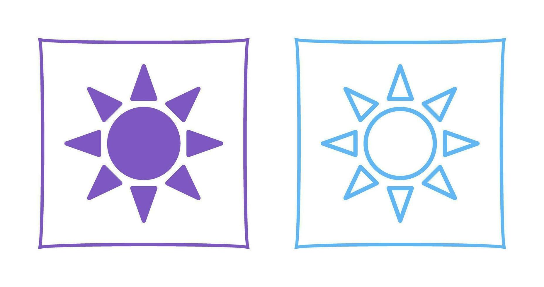 UV Radiation Vector Icon