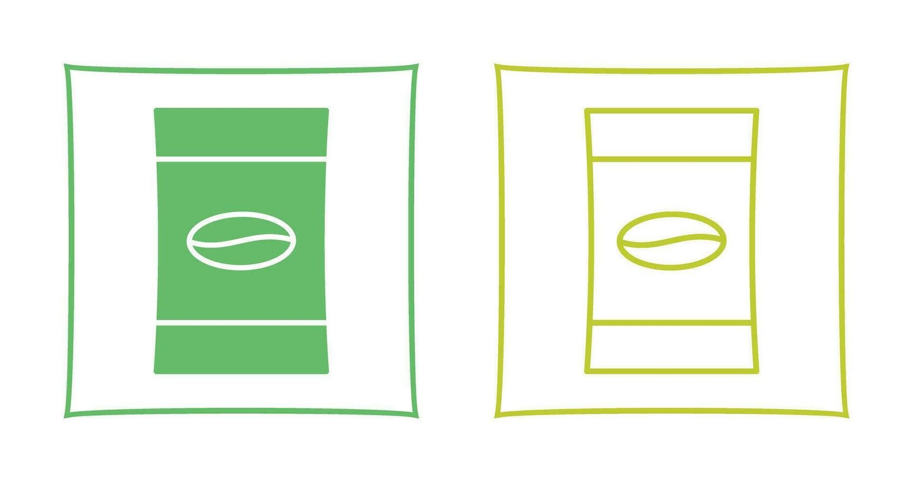 Coffee Packets Vector Icon
