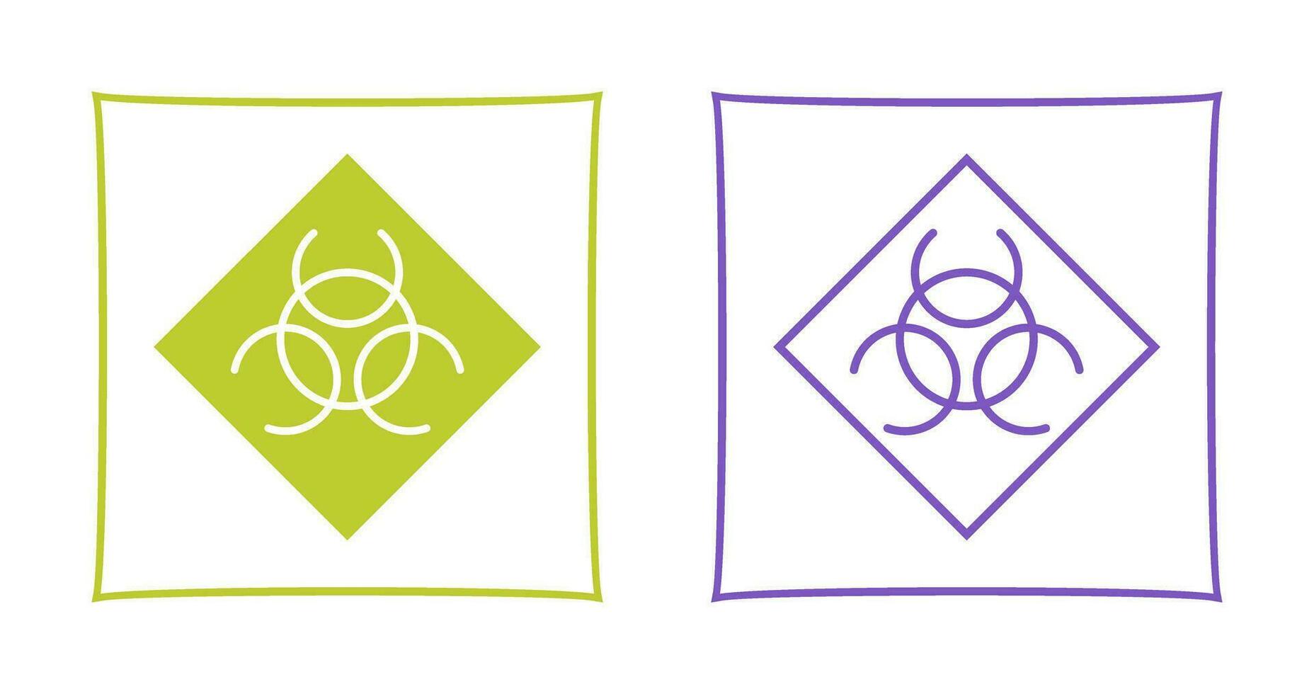 Biological Hazard Vector Icon