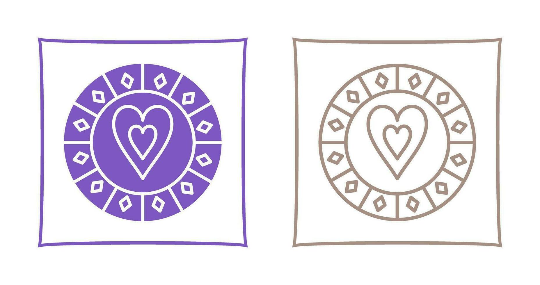 Heart Chip Vector Icon