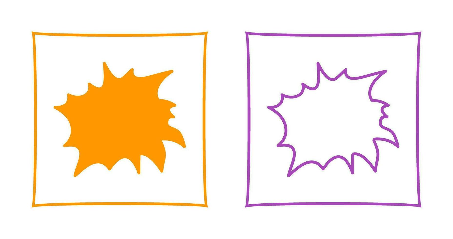 Unique Explosion Vector Icon