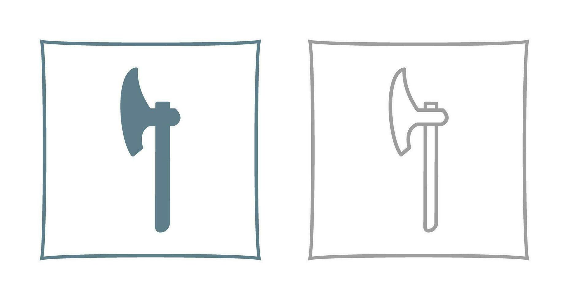 Unique Axe Vector Icon