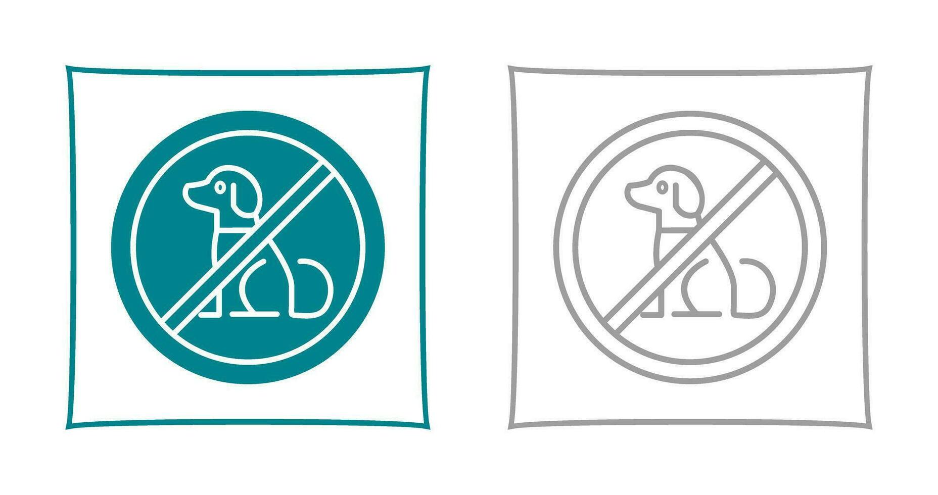 No Pets Vector Icon