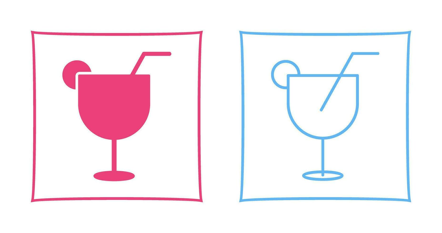 Unique Drinks Vector Icon