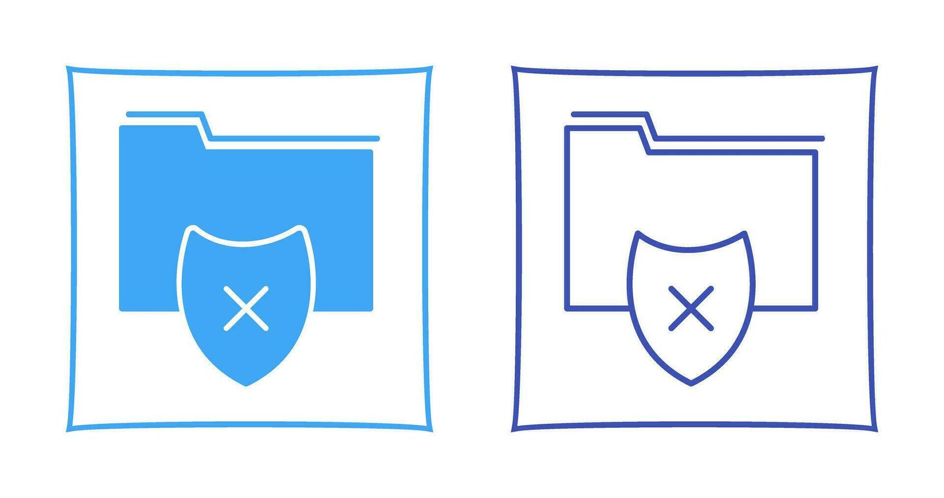 Vulnerable Folder Vector Icon