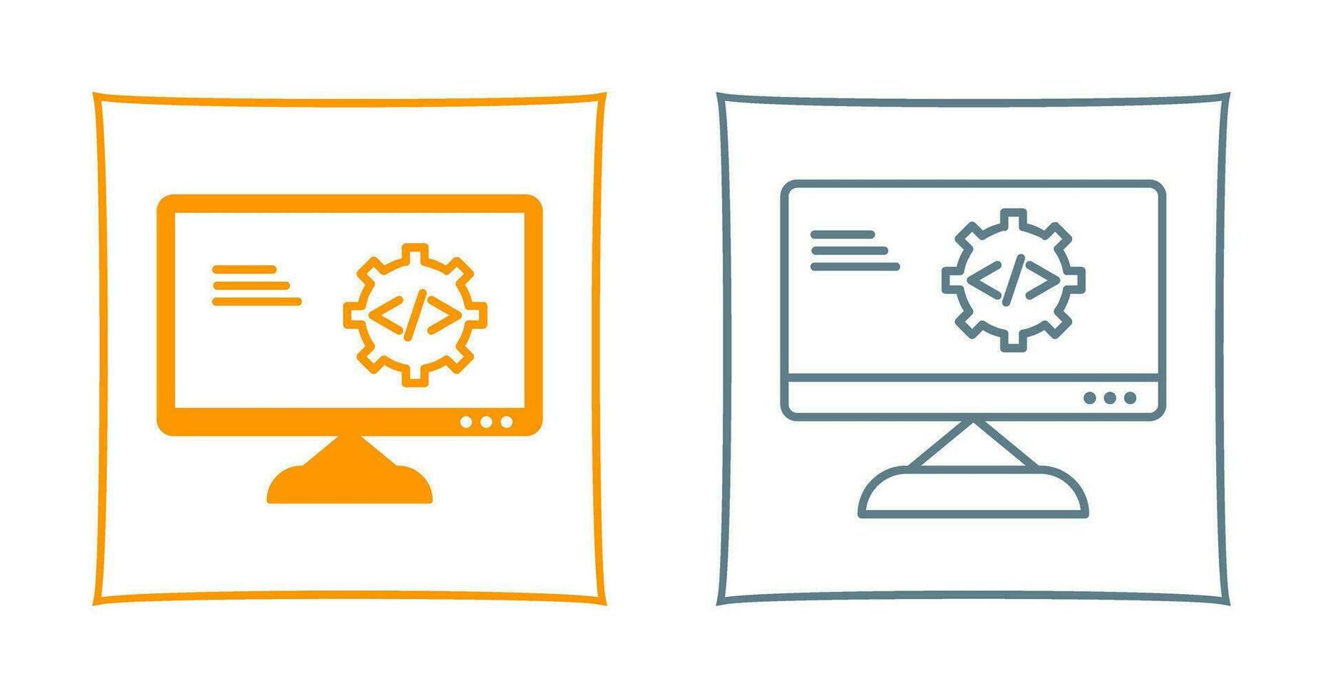 Unique Code Optimization Vector Icon