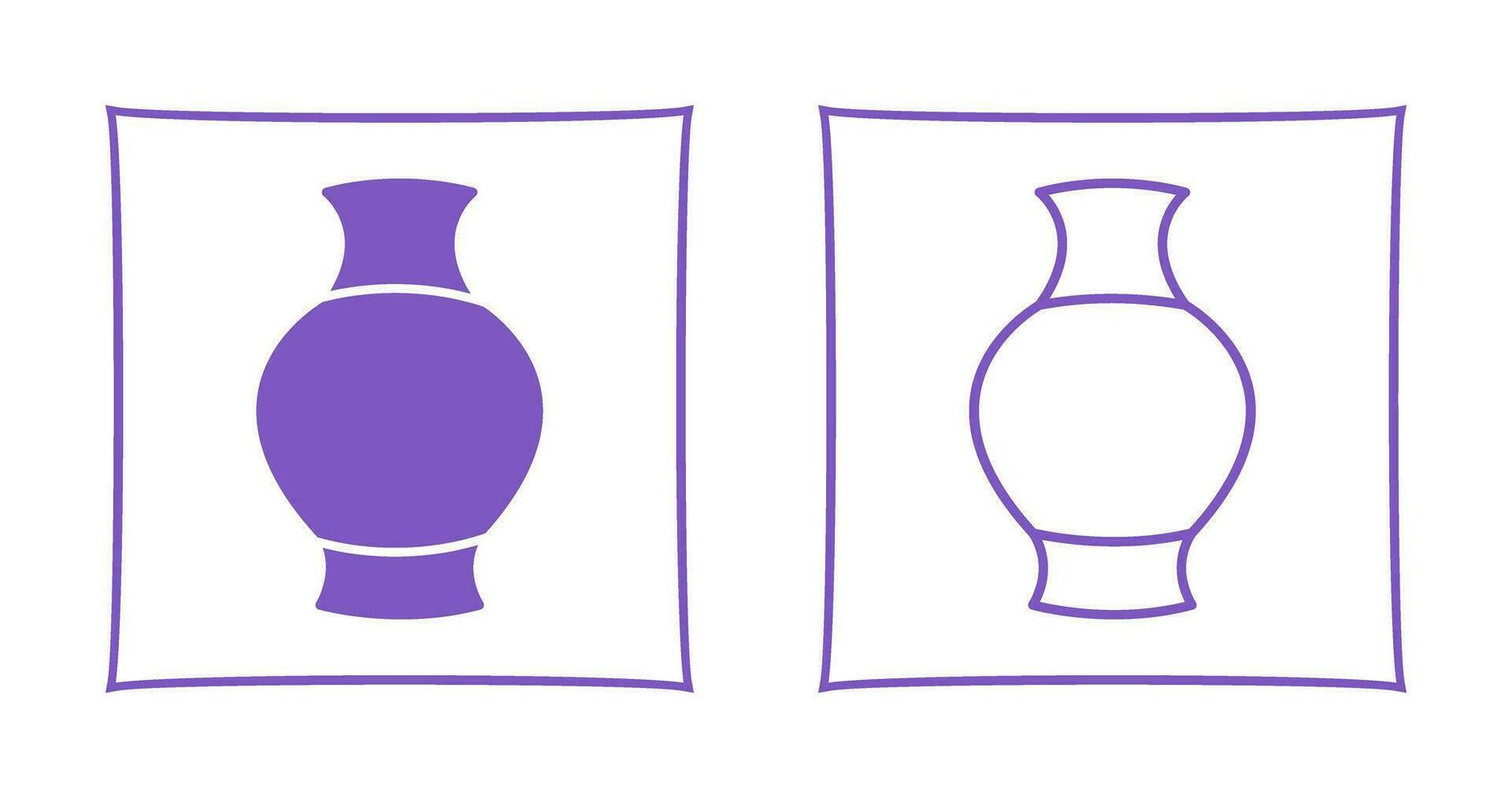Antique Jar Vector Icon