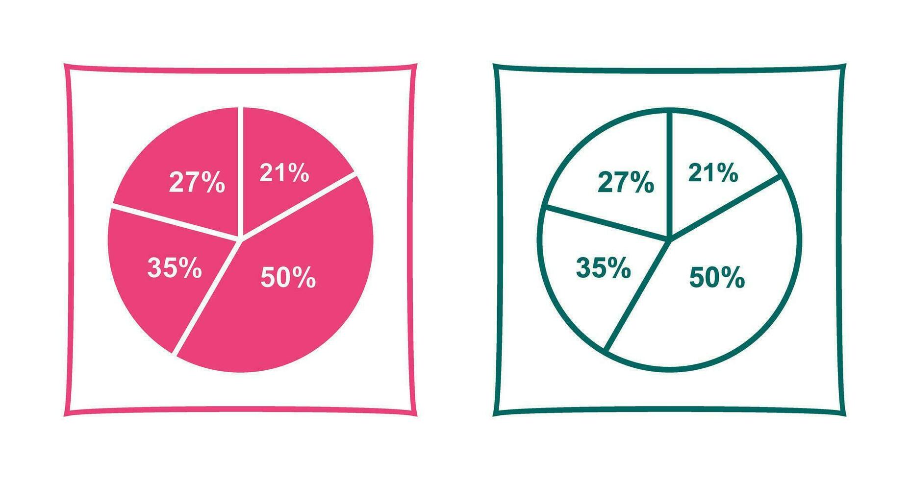 Pie Chart Vector Icon