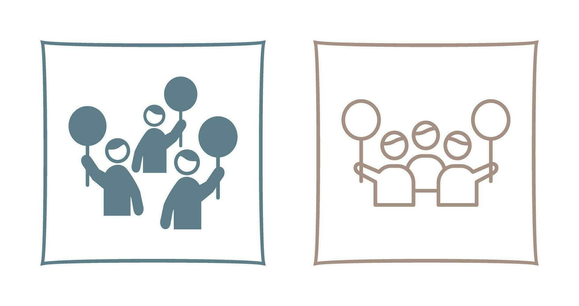 Protest Vector Icon