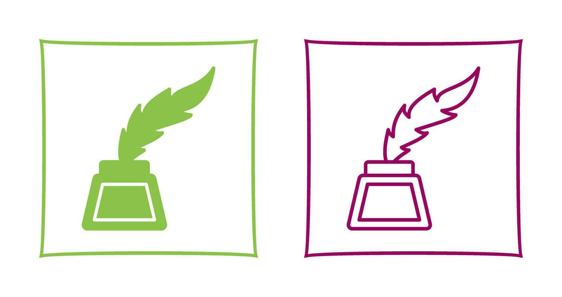Inkwell Vector Icon