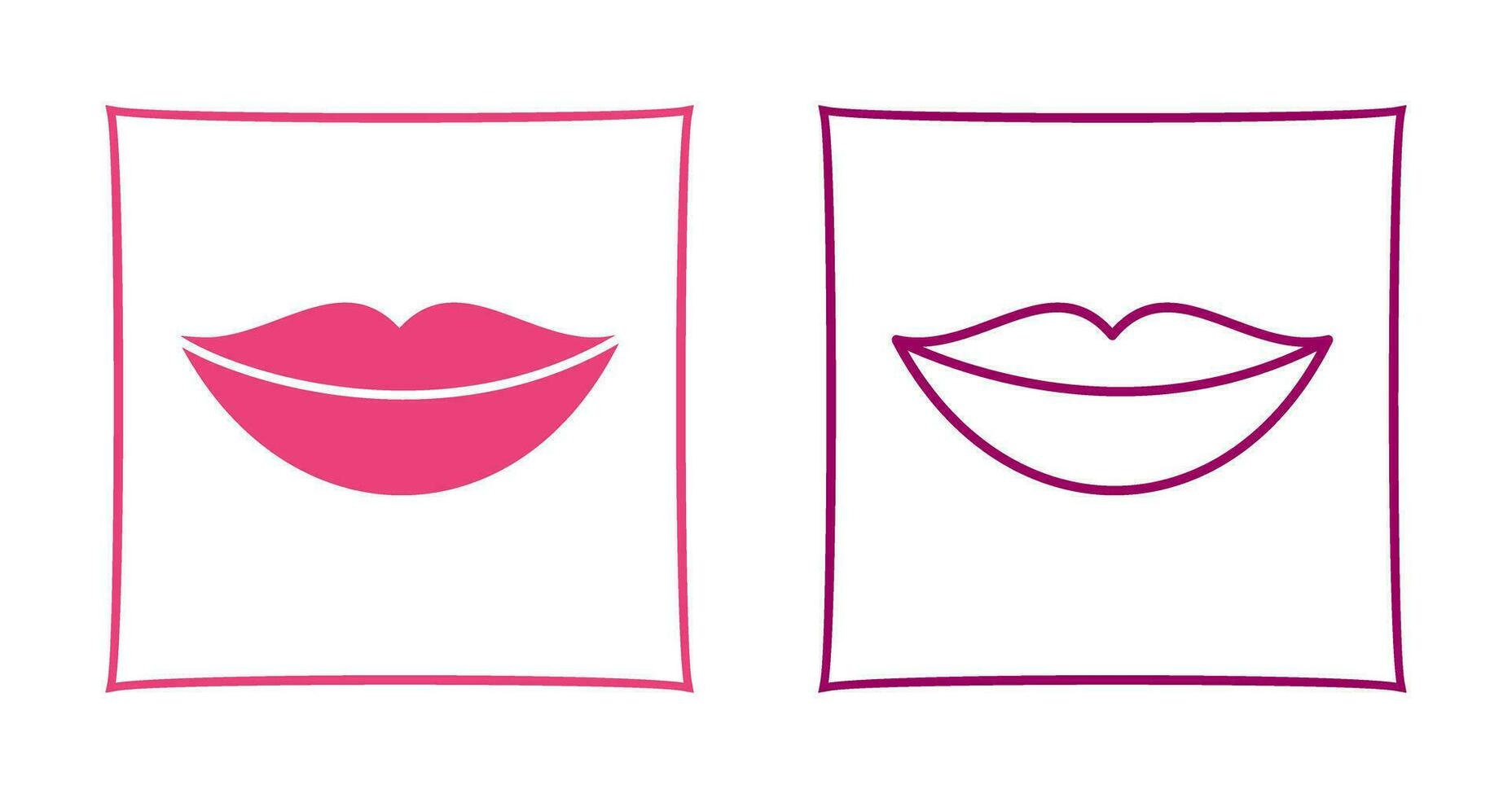 Lips Vector Icon