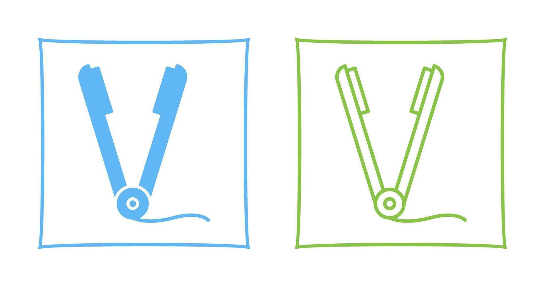 Straightener Vector Icon