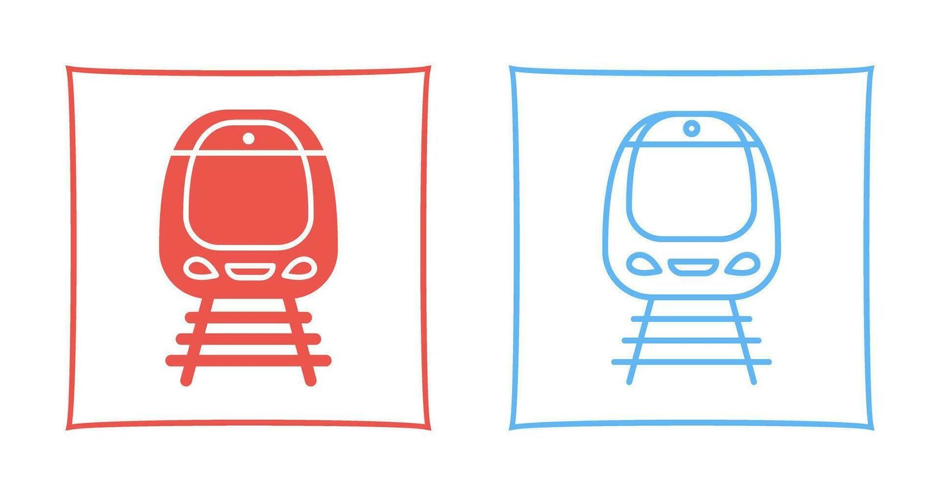 icono de vector de tren