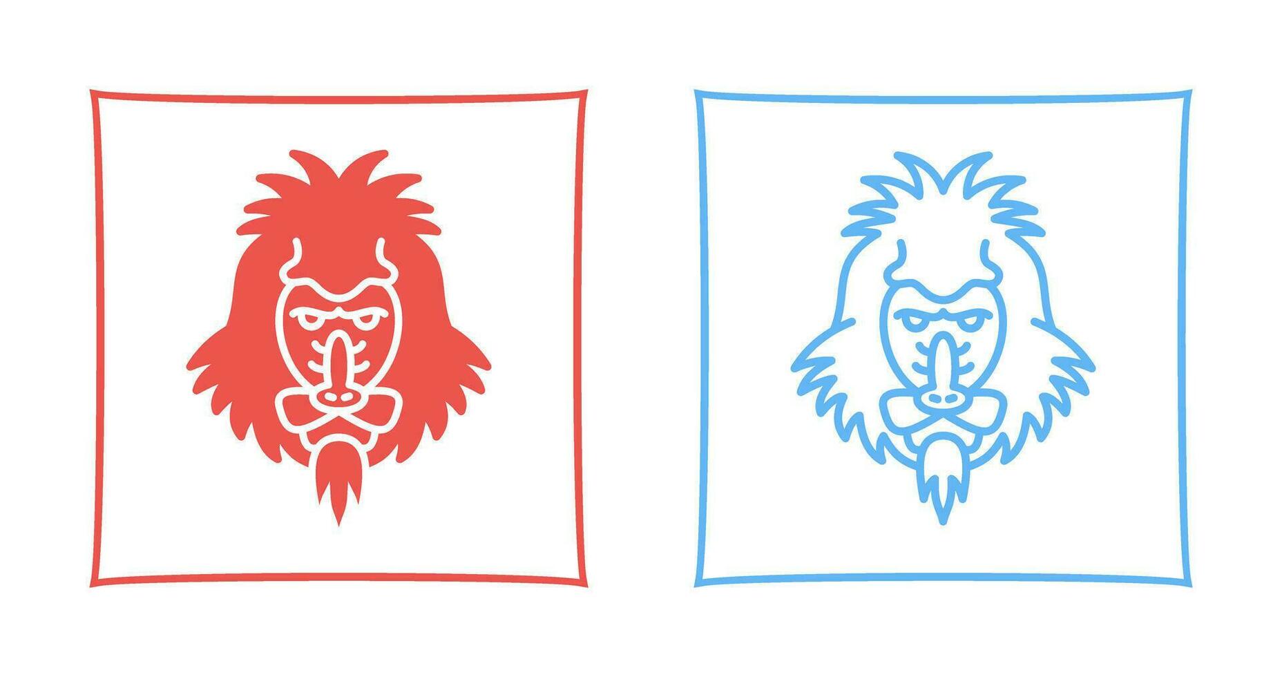 Mandrill Vector Icon