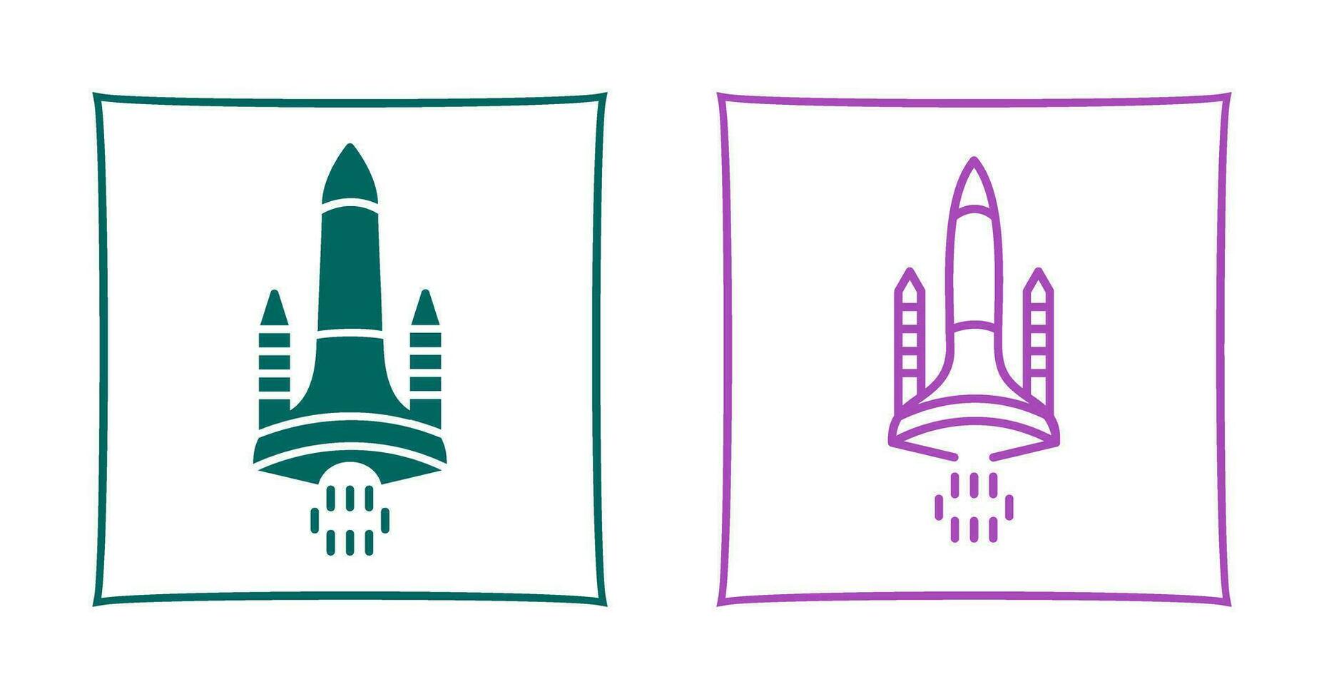 Space Shuttle Vector Icon