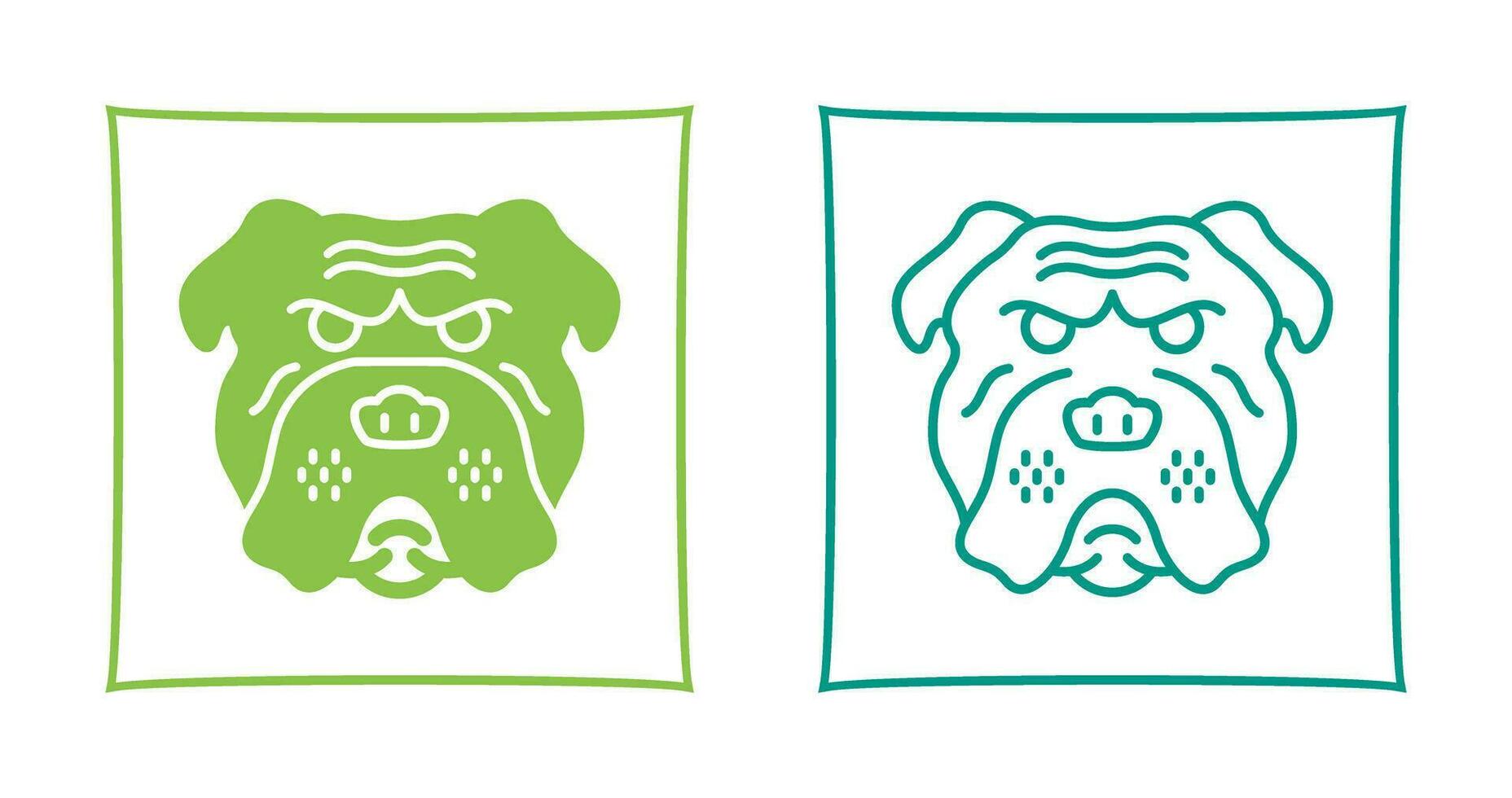 Bulldog Vector Icon