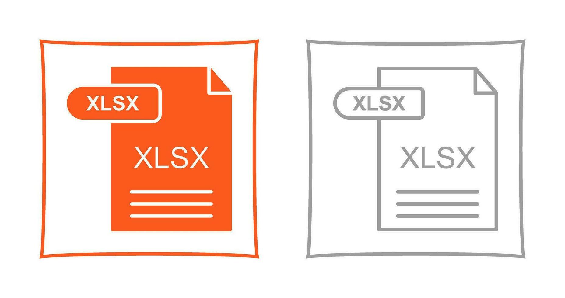 XLSX Vector Icon