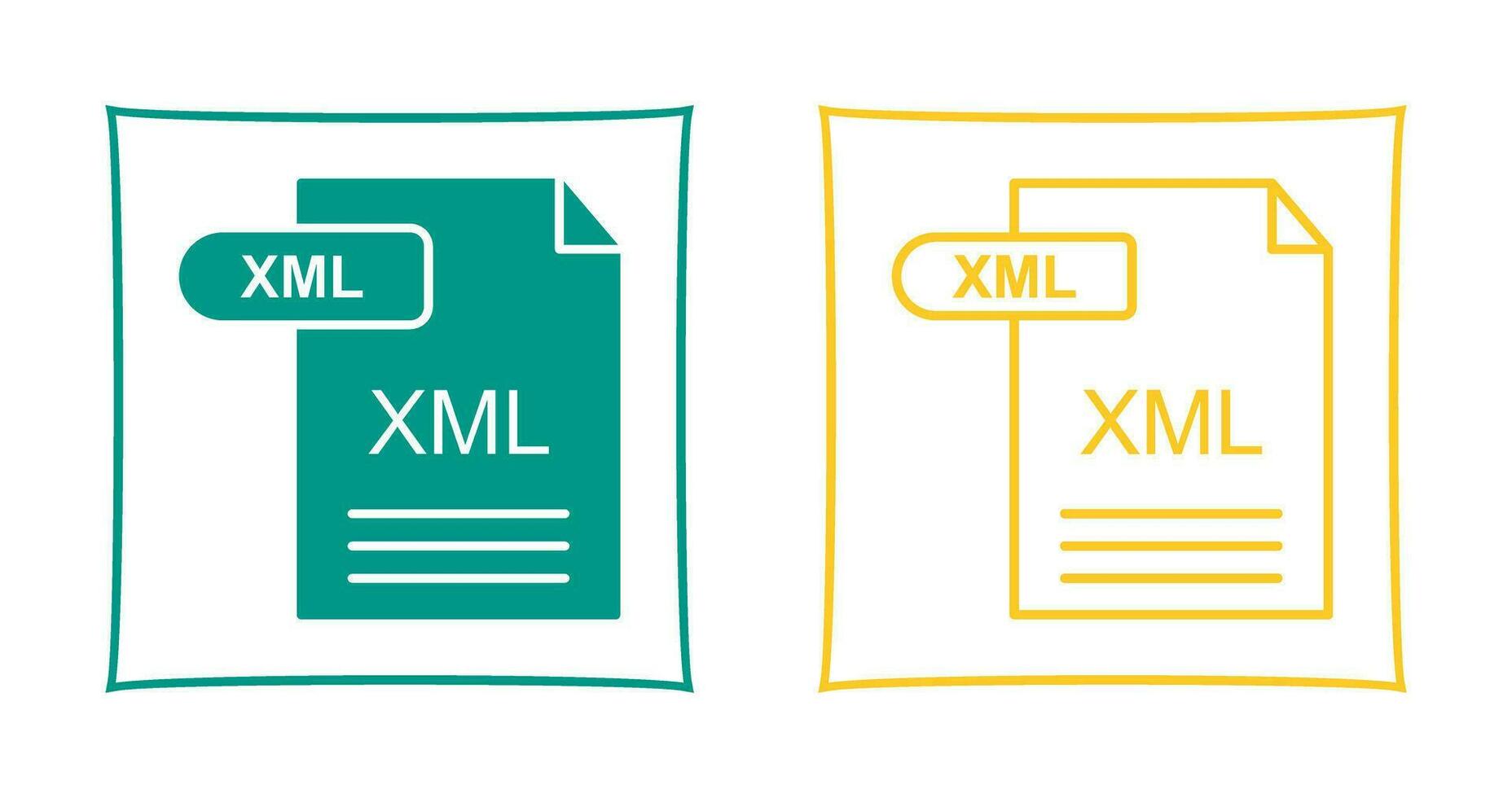 XML Vector Icon