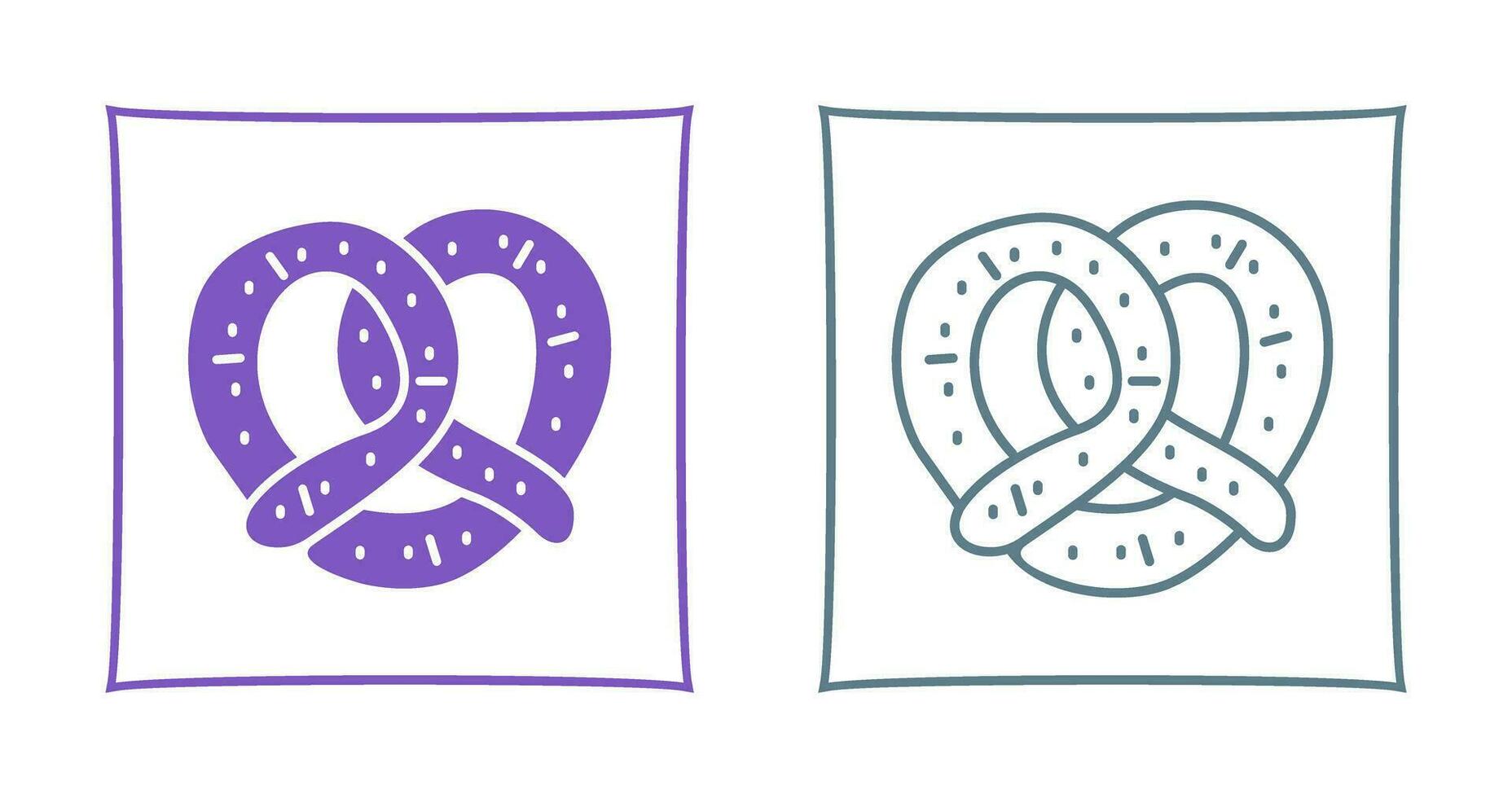 Pretzel Vector Icon