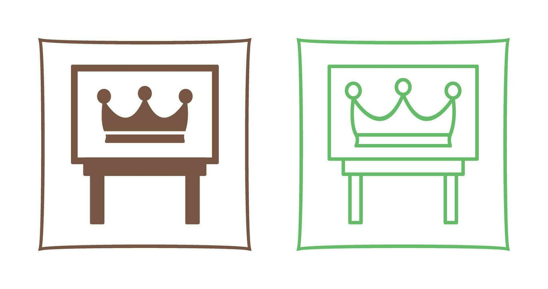 Crown Exhibit Vector Icon