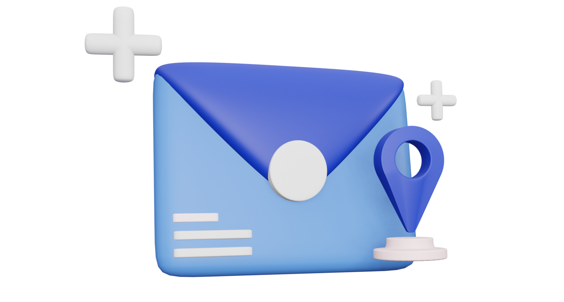 3d business mail send icon concept designs png