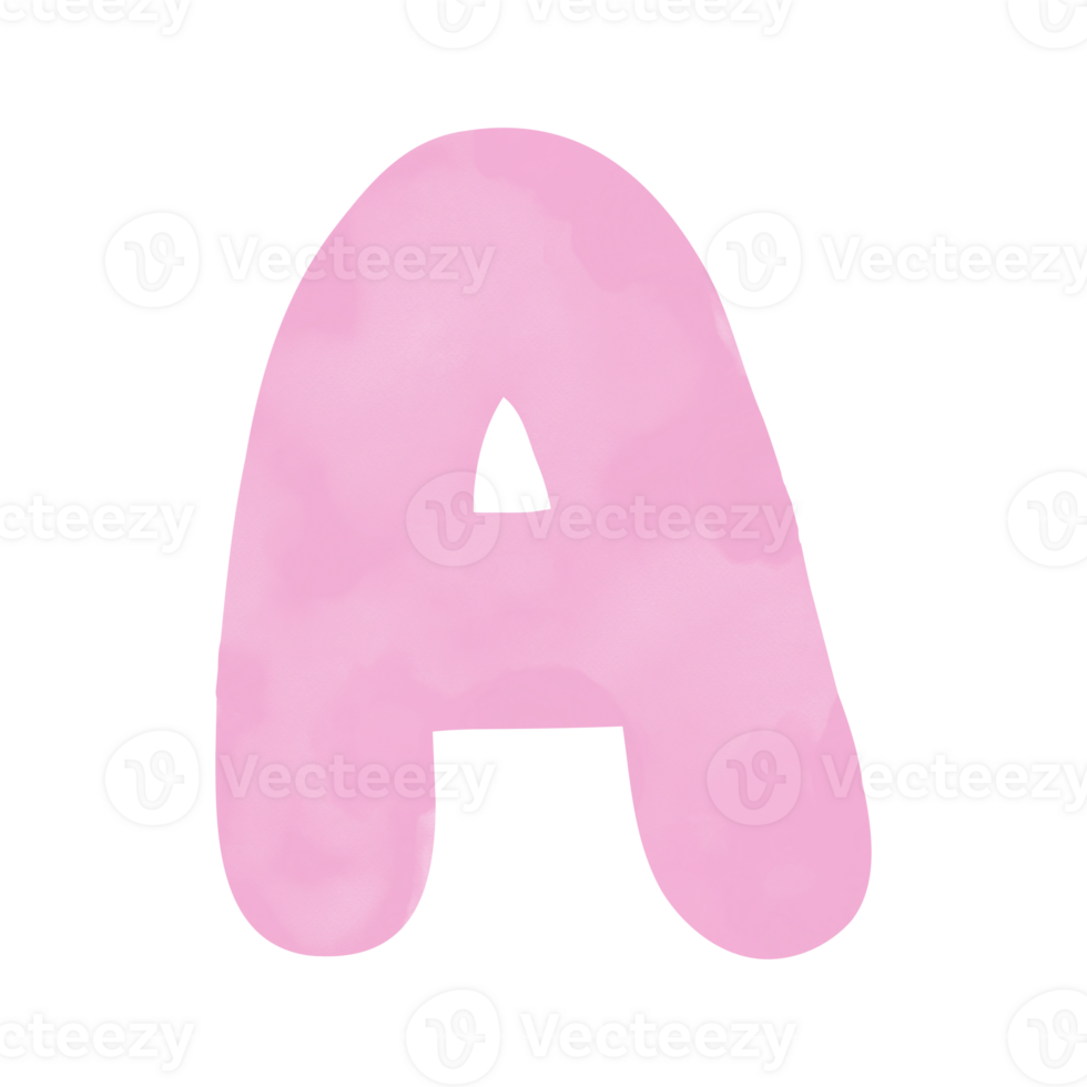 Letter A Pink Watercolor Pattern Hand Drawn 24796636 PNG Letter A Pink Watercolor Pattern Hand Drawn Png