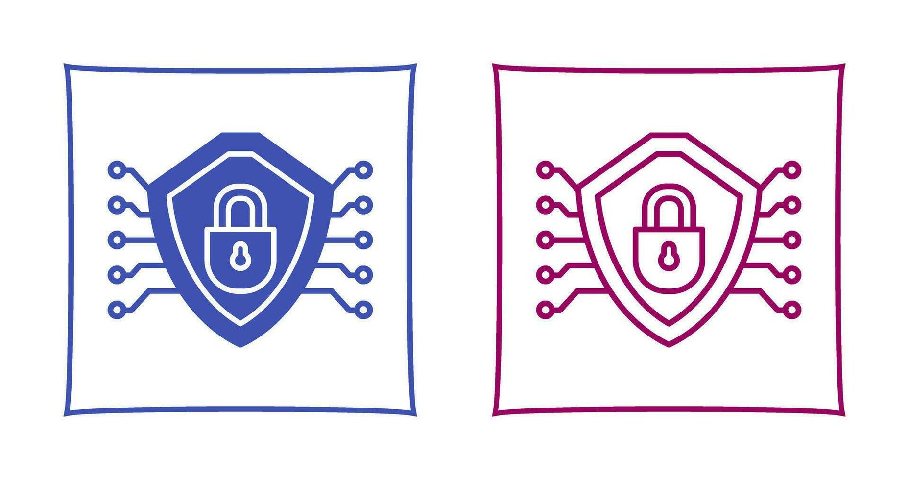 Cyber Security Vector Icon