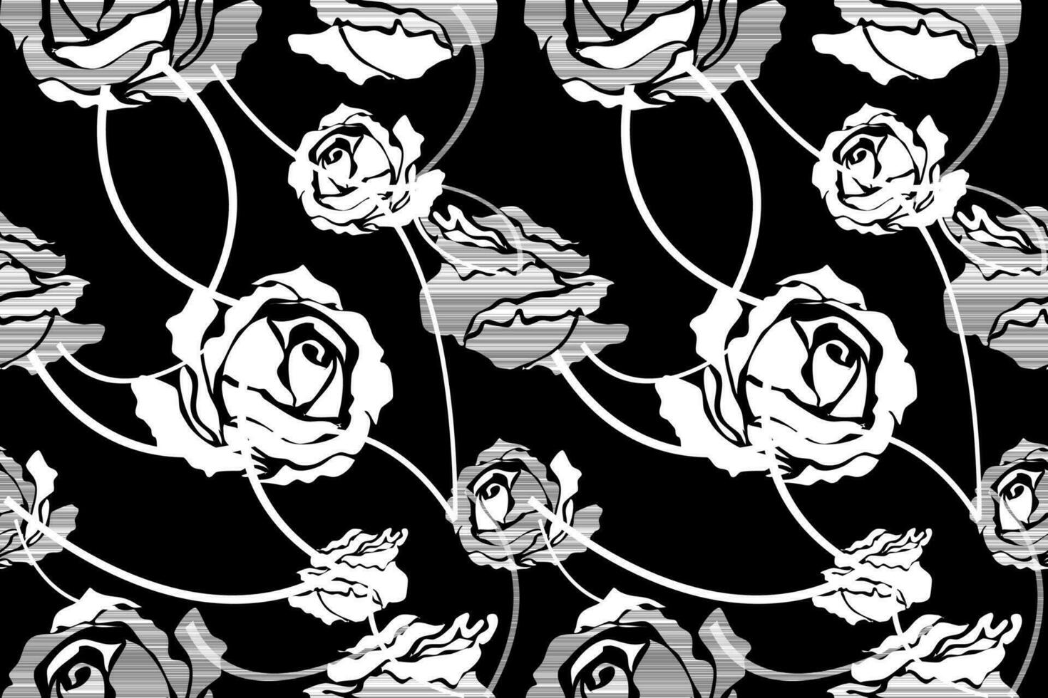 Flower rose blooming seamless pattern for wallpaper,textile,fabric,clothes,decoration vector