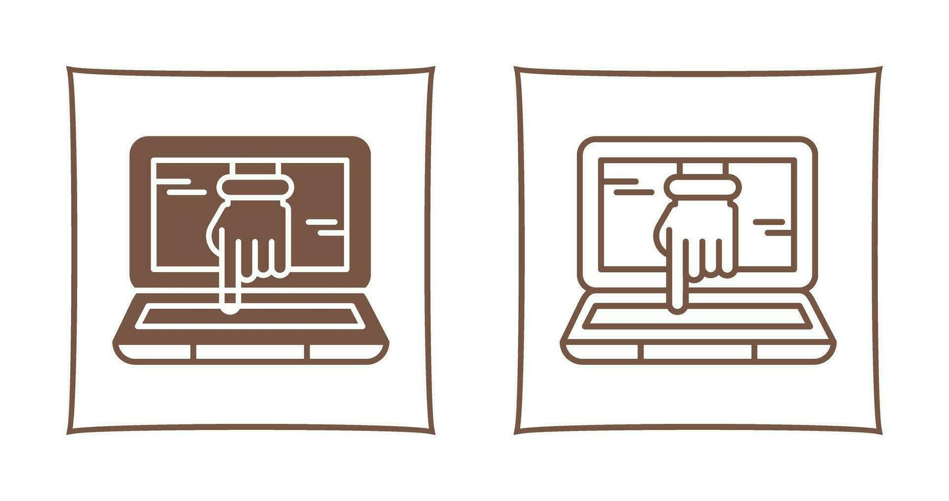 Computer Hacking Vector Icon
