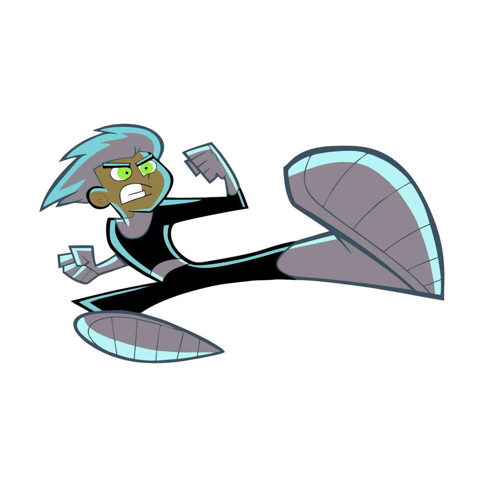 danny phantom illustrations for t-shirts, jackets, hoodies, children's clothes, stickers, posters and others vector