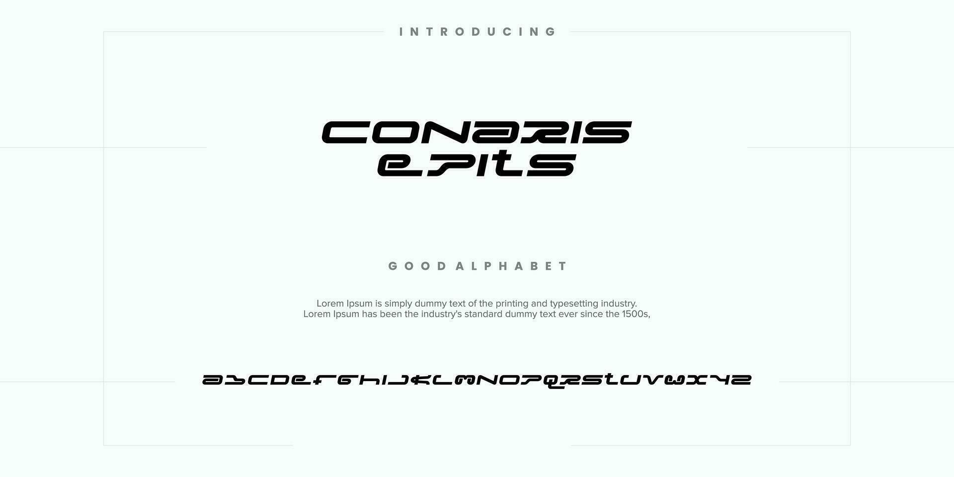 Modern abstract digital alphabet font. Minimal technology typography, Creative urban sport fashion futuristic font and with numbers. vector illustration