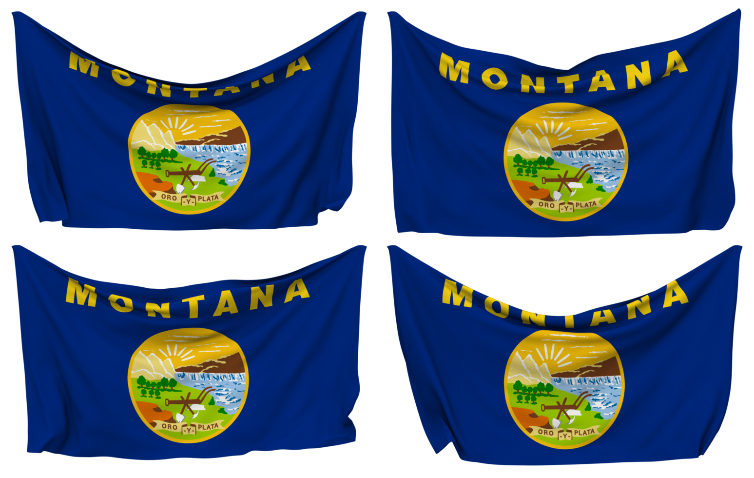 state-of-montana-pinned-flag-from-corners-isolated-with-different