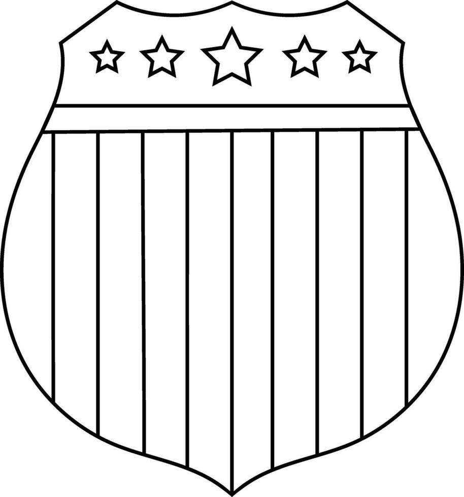 Vector badge sign or symbol.