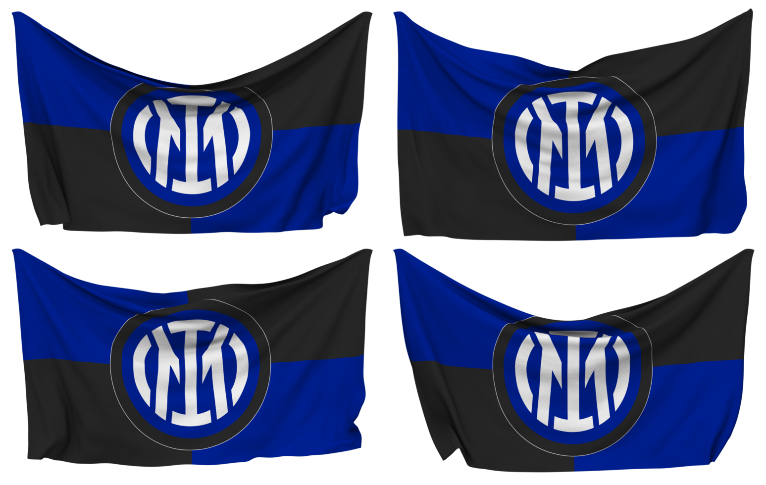 Societa Sportiva Calcio Napoli, SSC Napoli Flag Waves Isolated in Plain and  Bump Texture, with Transparent Background, 3D Rendering 23398902 PNG