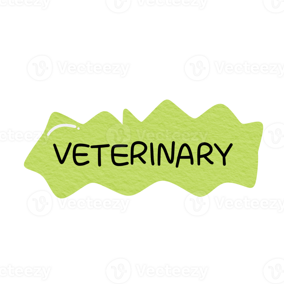 Medical profession font with various fields png