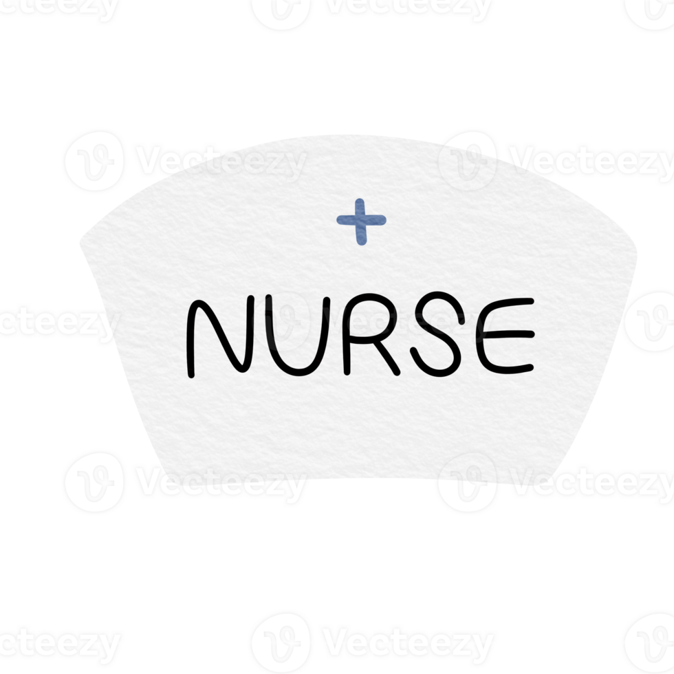 Medical profession font with various fields png