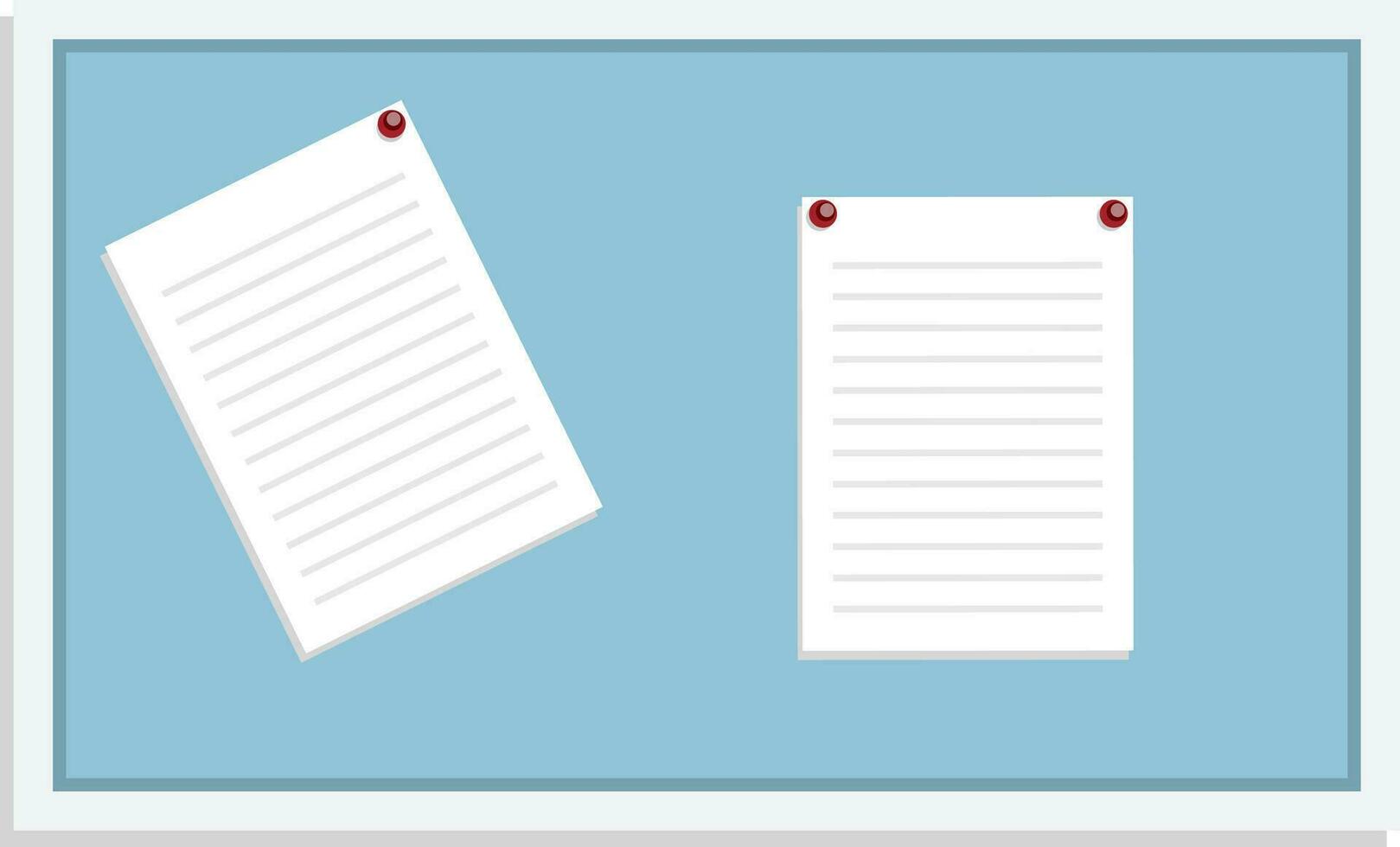 Flat illustration of a notice board. 24800170 Vector Art at Vecteezy