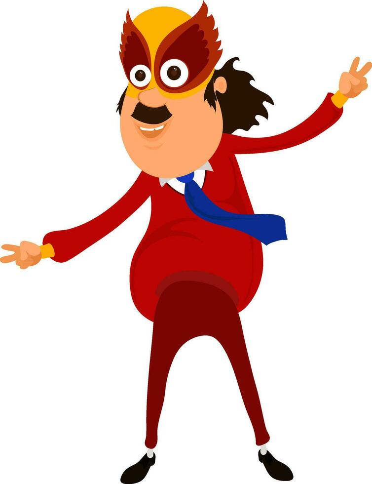 Cartoon character of a businessman. vector